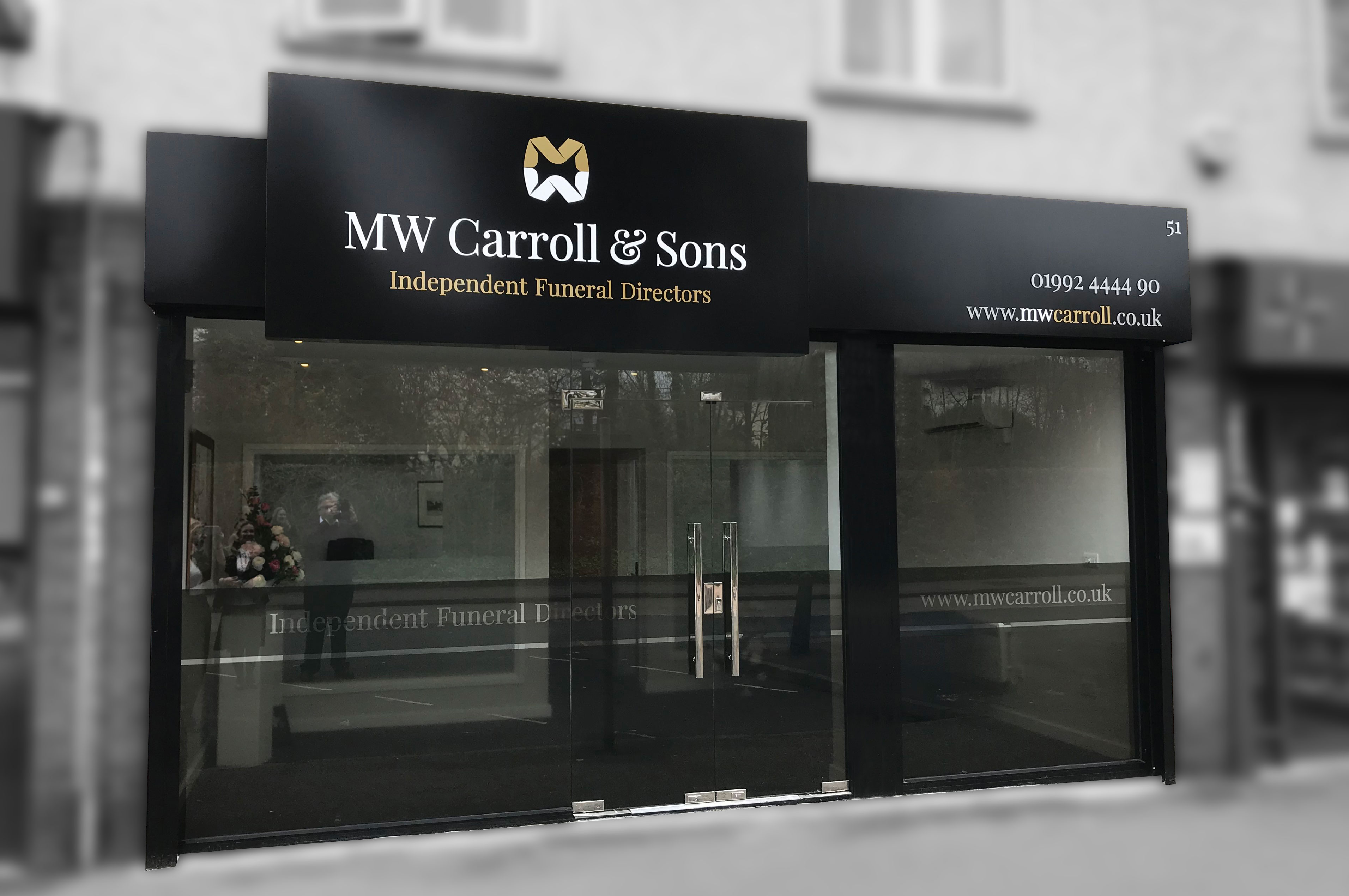 MW Carroll & Sons - Shopfront Signage